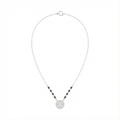 18K Gold & Diamond Beaded Mangalsutra For Women KRE90082