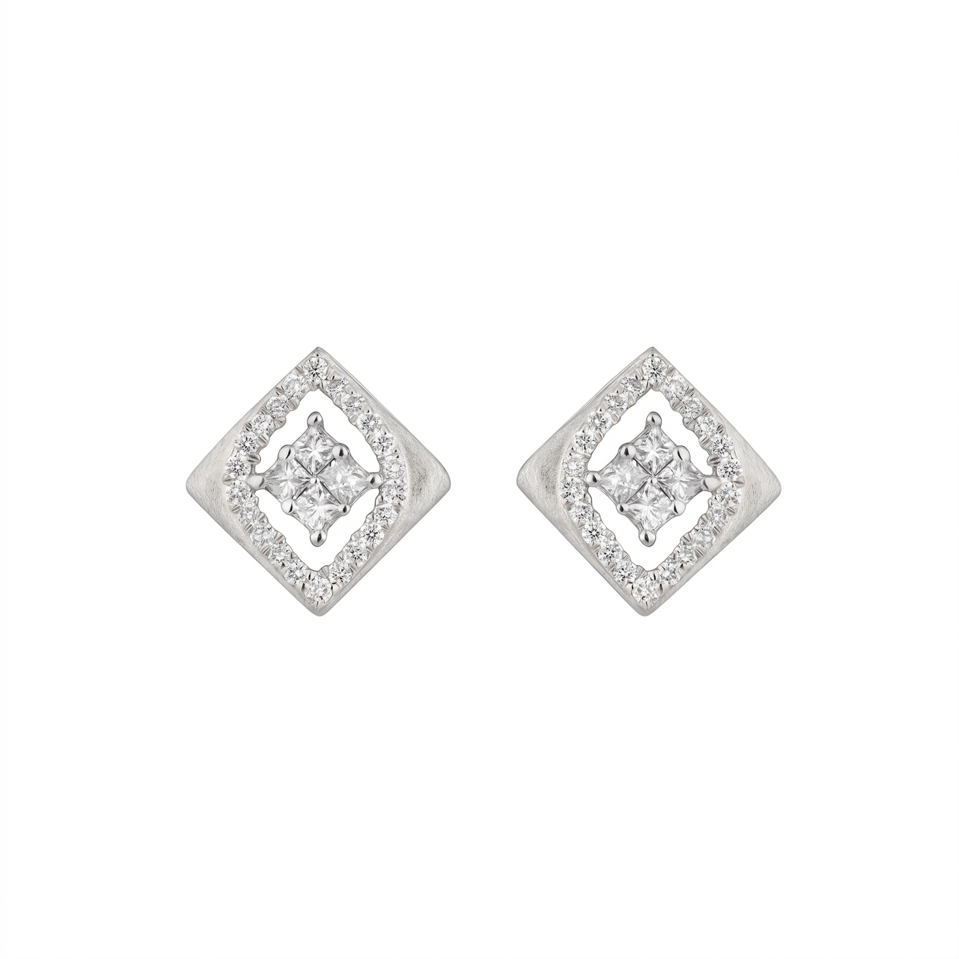Gold & Diamond Women Stud Earring EP6525AZYD0003