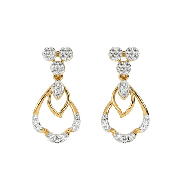 Gold & Diamond Dailywear Stud Earring Women KRC60061E
