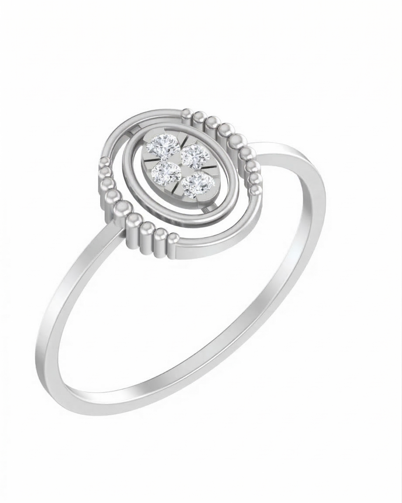 Gold & Diamond Ring For Women KRC10640