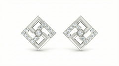 18K Gold & Diamond Women Engagement Earring KRA40011E