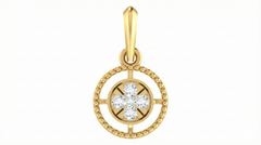 18K Gold & Diamond Dailywear Pendant Set KRA40146P