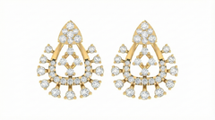 18K Gold & Diamond Women Engagement Earring KRA40174E