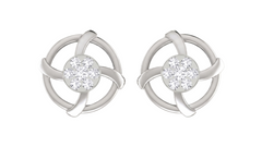 White Gold Diamond Earring | under 40k 