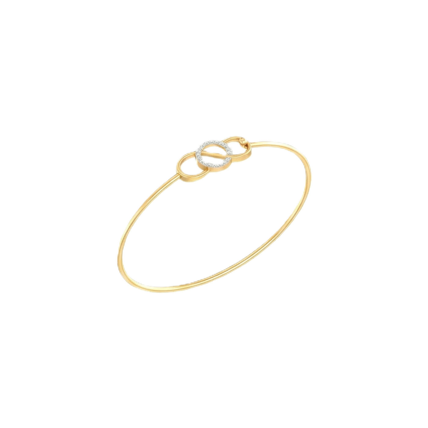 Gold & Diamond Women Bracelet 