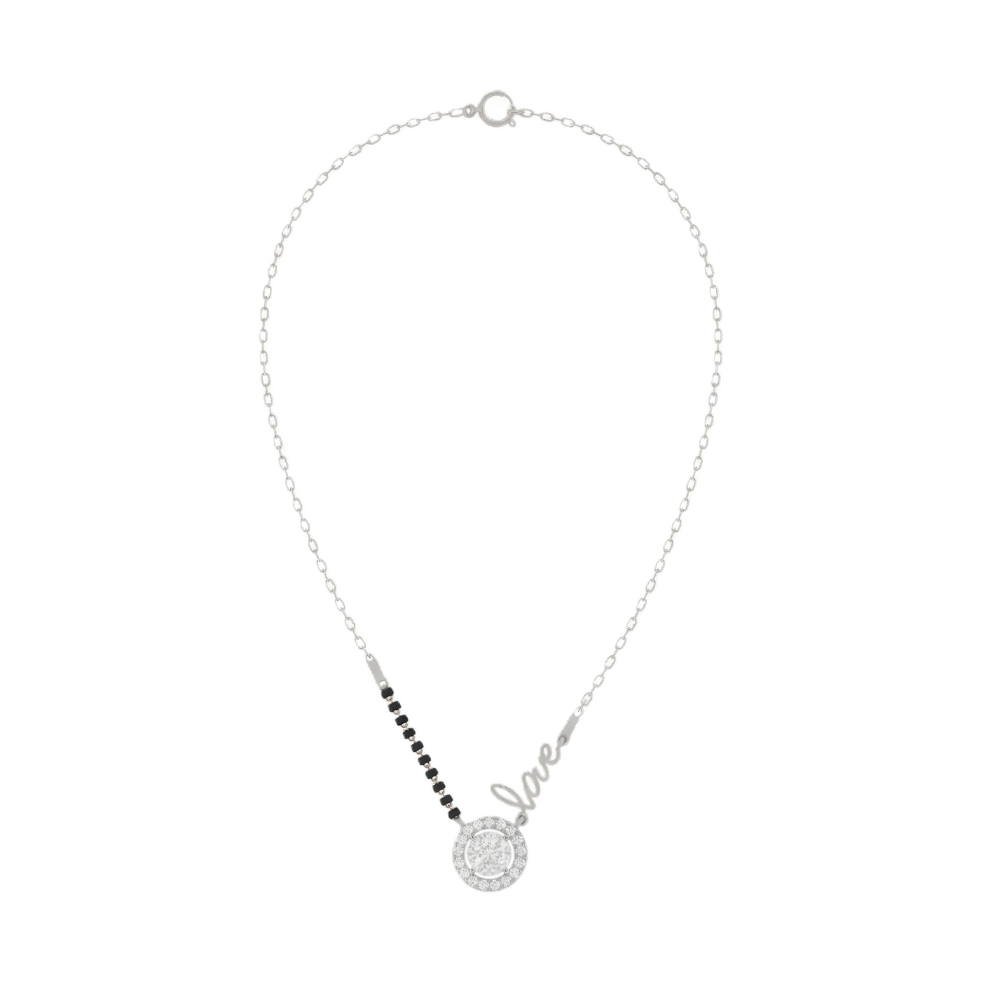 Gold & Diamond Designer Modern Mangalsutra For Women KRC50171