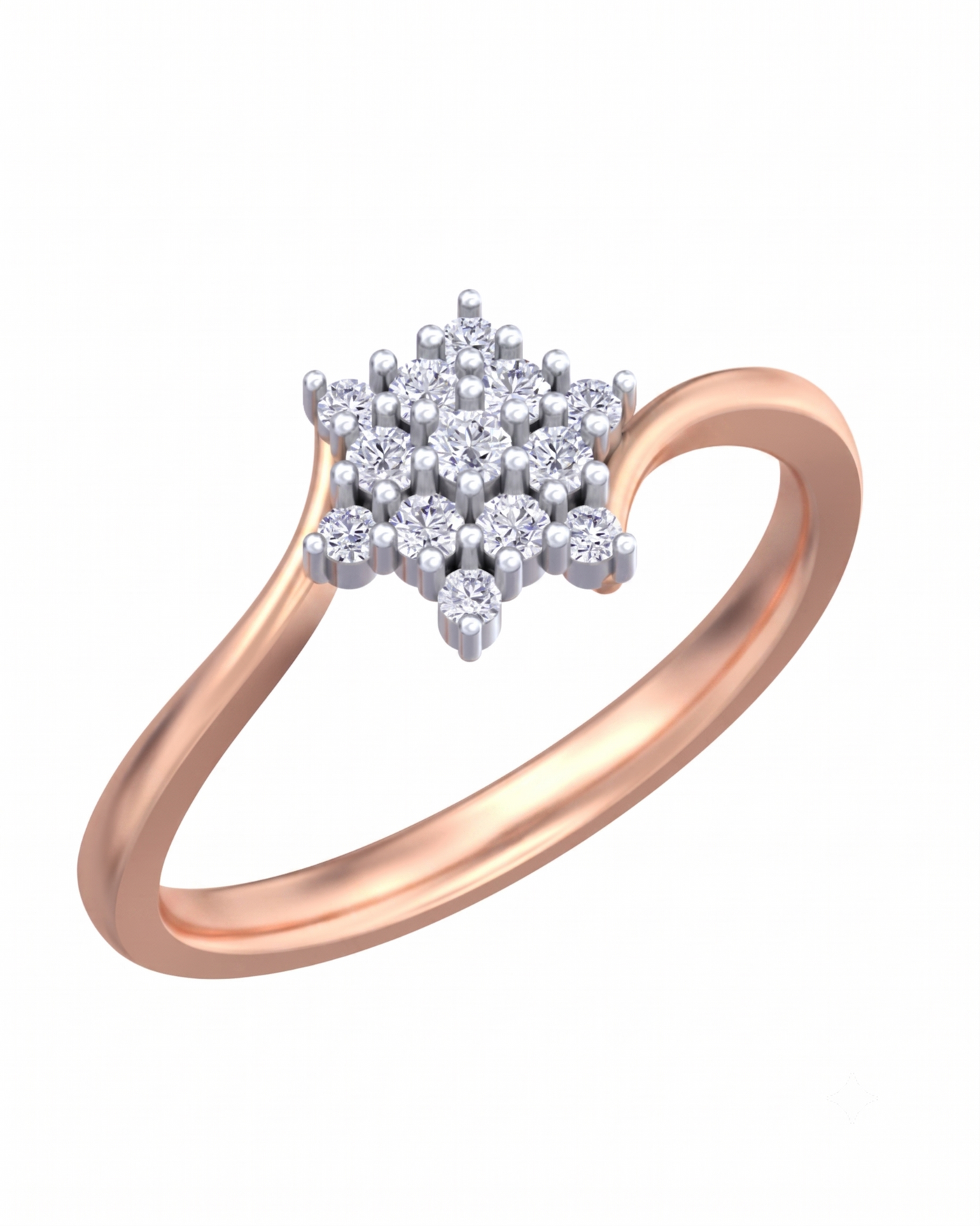 Gold & Diamond Ring For Women KRC10778