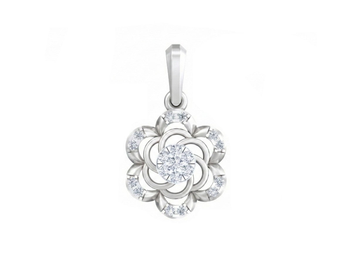 Luxury gold and diamond pendant with refined beauty.