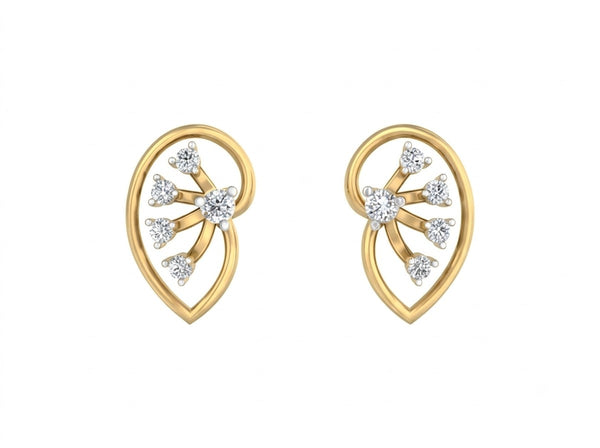 Gold & Diamond Dailywear Women Earring | KRC30251 | Kesav Diamond