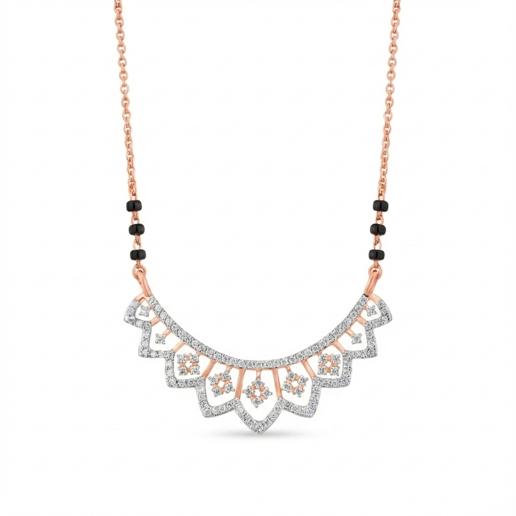 18K Gold & Diamond Mangalsutra For Women M0017JYD0032