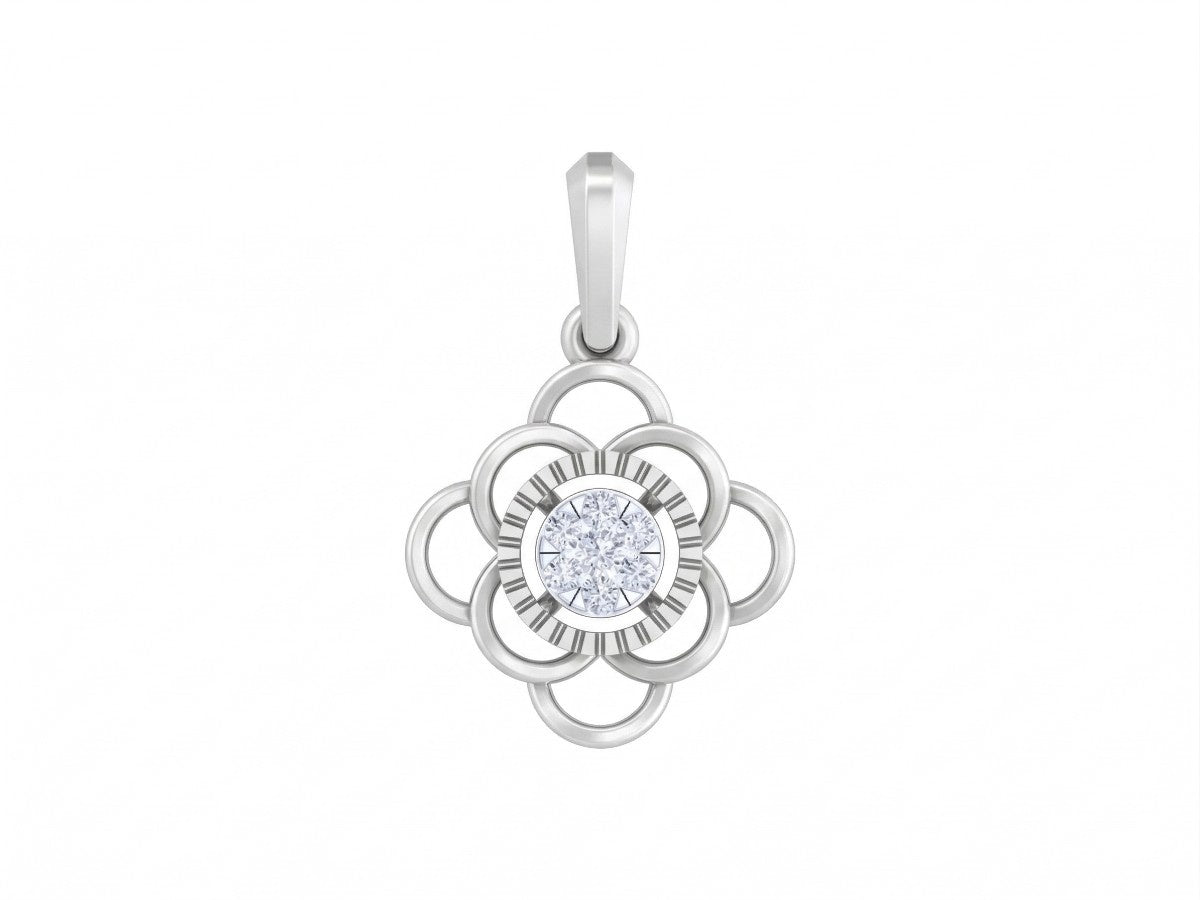 Fine gold pendant necklace with radiant diamond brilliance.