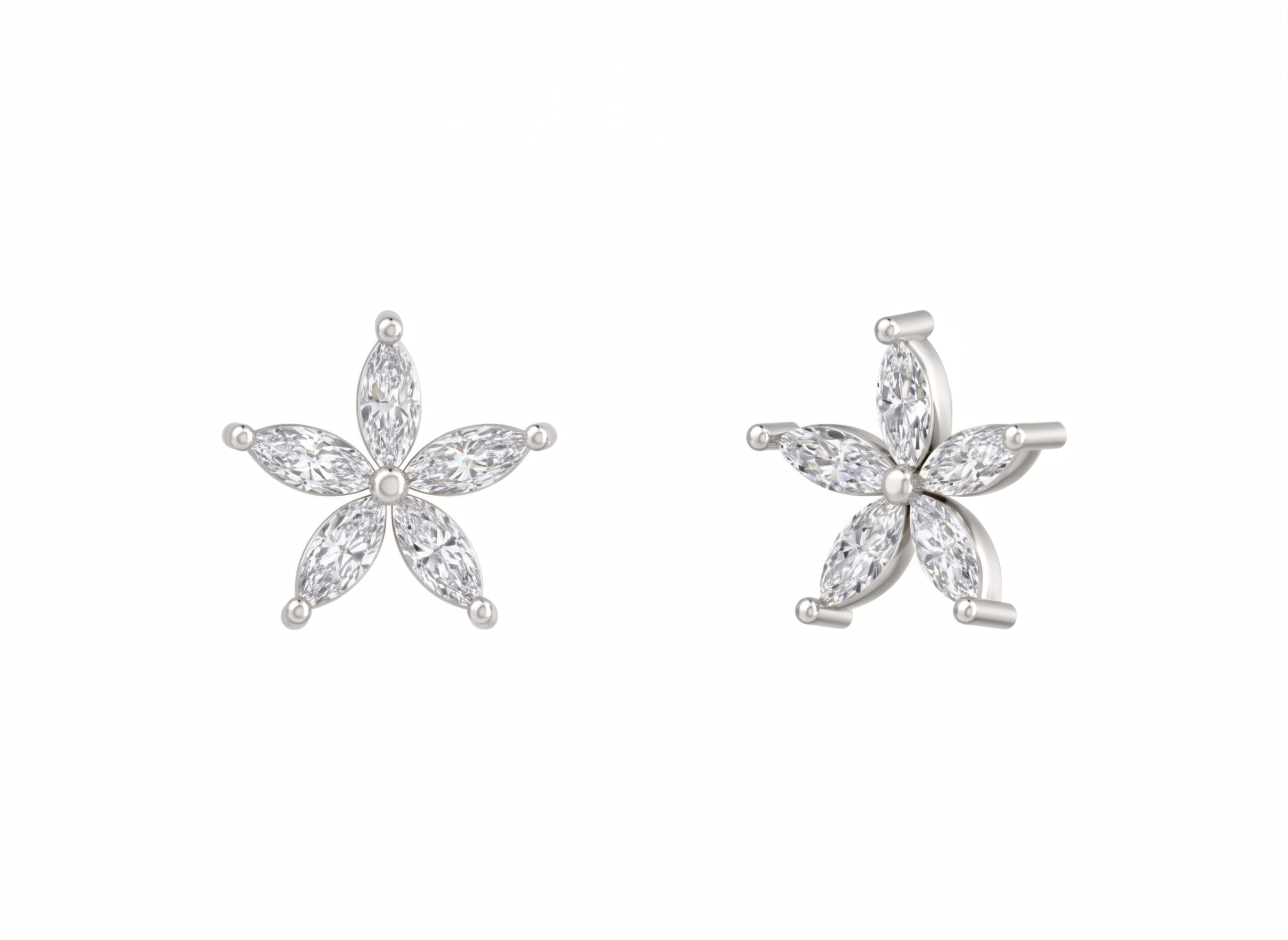 White Gold Diamond Earring | under 40k 