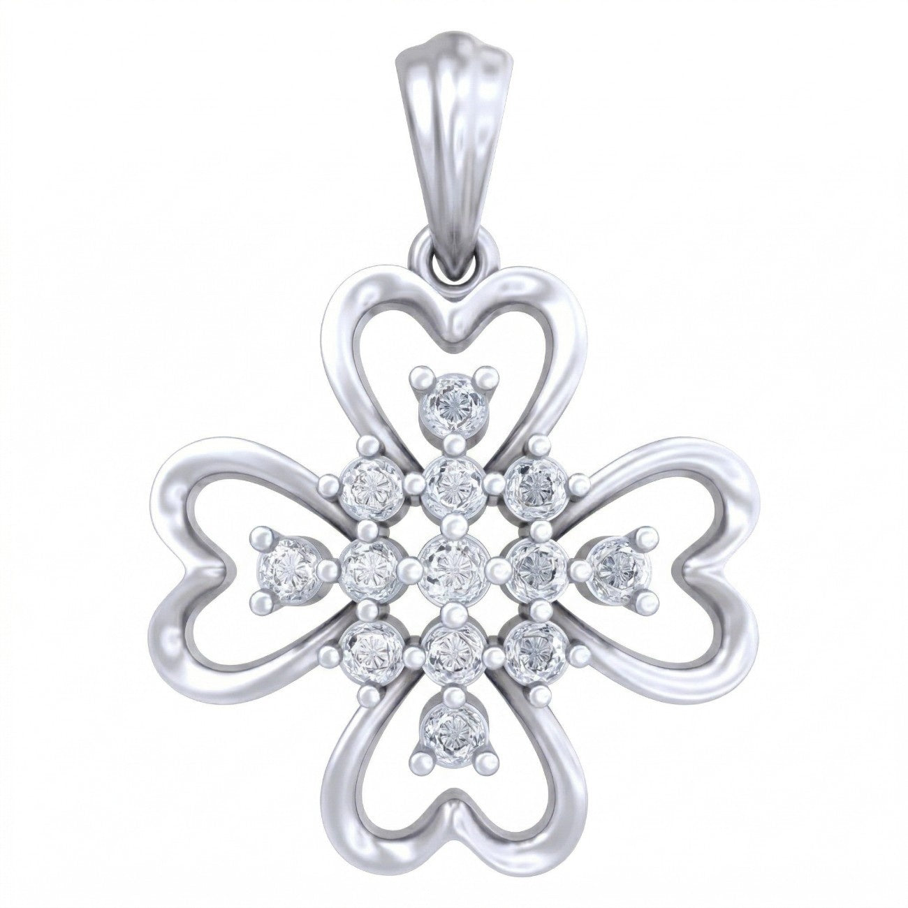 Stylish gold and diamond pendant with a modern design, sparkling diamonds, and a refined finish.