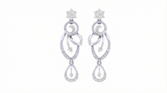 14K Gold & Diamond Women Engagement Earring KRI44026E