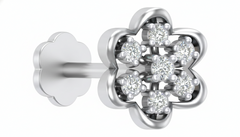 18K Gold & Diamond Stud Nose Pin KRA50145A