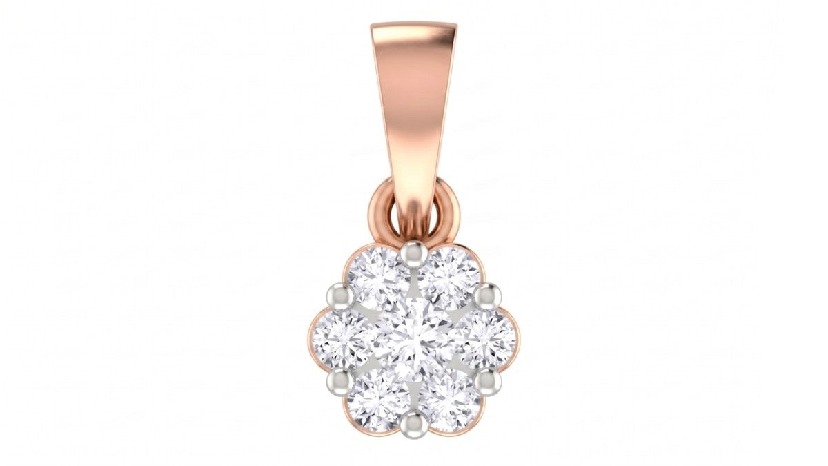 Luxury gold and diamond pendant showcasing timeless sophistication.