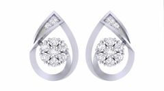 White Gold Diamond Earring | under 40k 