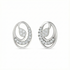 18K Gold & Diamond Earring For Women PER-201