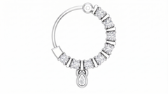 18K Gold & Diamond Nose Ring KRC80276