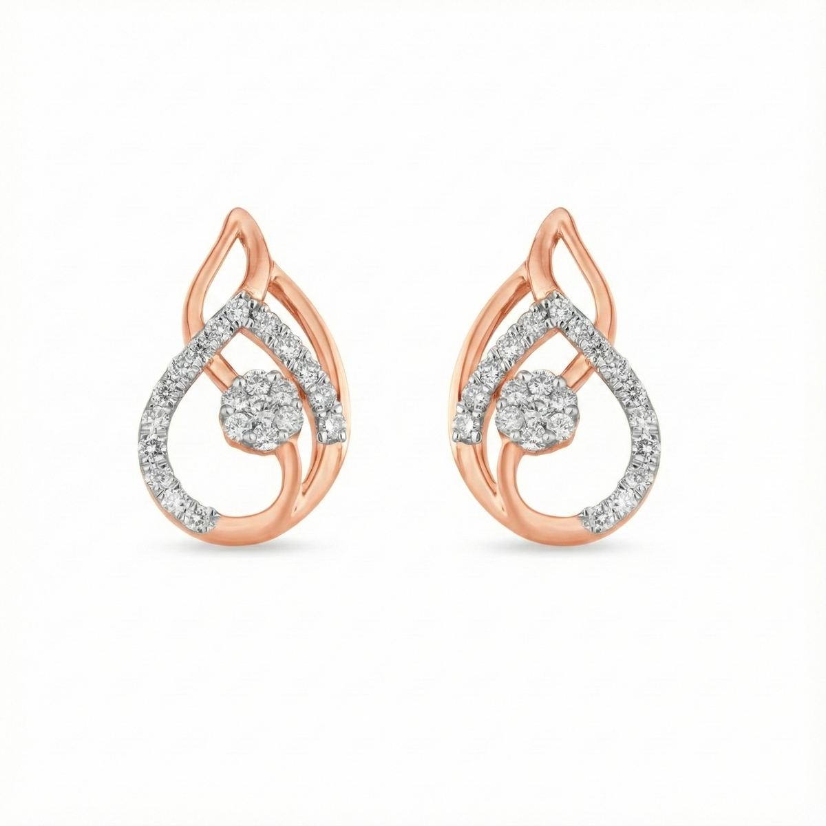 18K Gold & Diamond Women Earring EP8272MYD0008