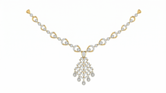 14K Gold & Diamond Dailywear Necklace Set KRB44104N-A