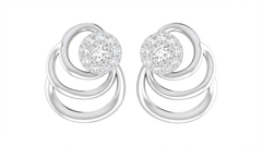 18K Gold & Diamond Women Stud Earring KRA40157E