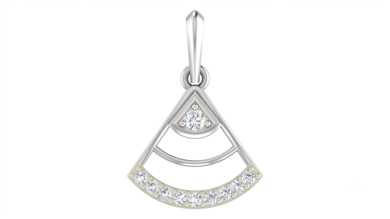 Classic Gold & Diamond Pendant Set KRC40600
