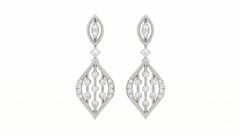 White Gold Diamond Earring | under 40k 