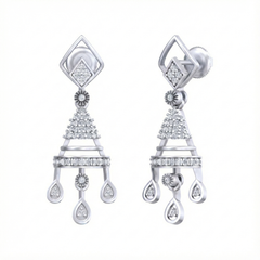 14K Gold & Diamond Women Dangler Earring KRB44100E