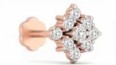 18K Gold & Diamond Nose Pin KRA50180