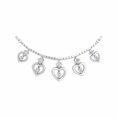 18K Gold & Diamond Heart Mangalsutra For Women KRB90057