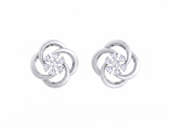 White Gold Diamond Earring | under 40k 