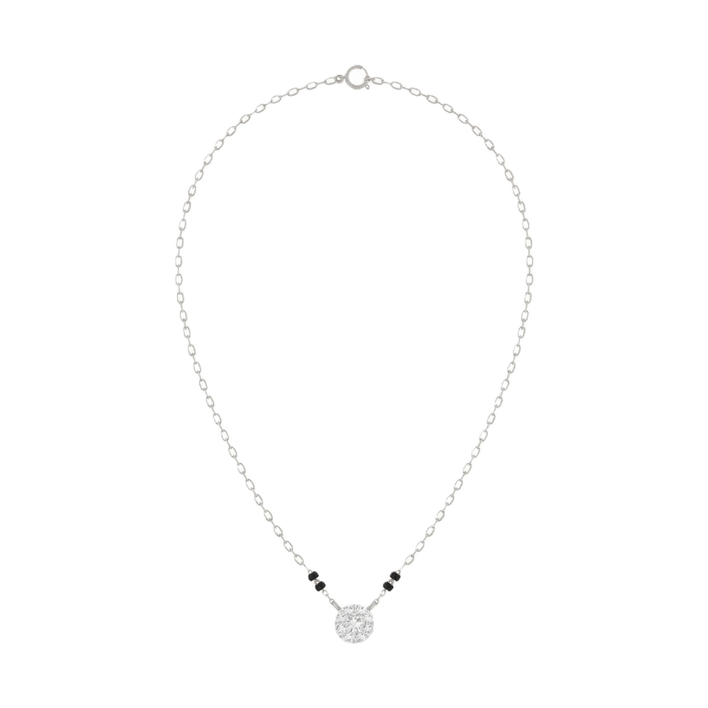 Gold & Diamond Modern Mangalsutra For Women KRC50092