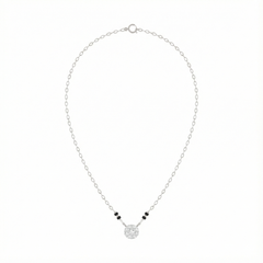 18K Gold & Diamond Beaded Mangalsutra For Women KRE90115