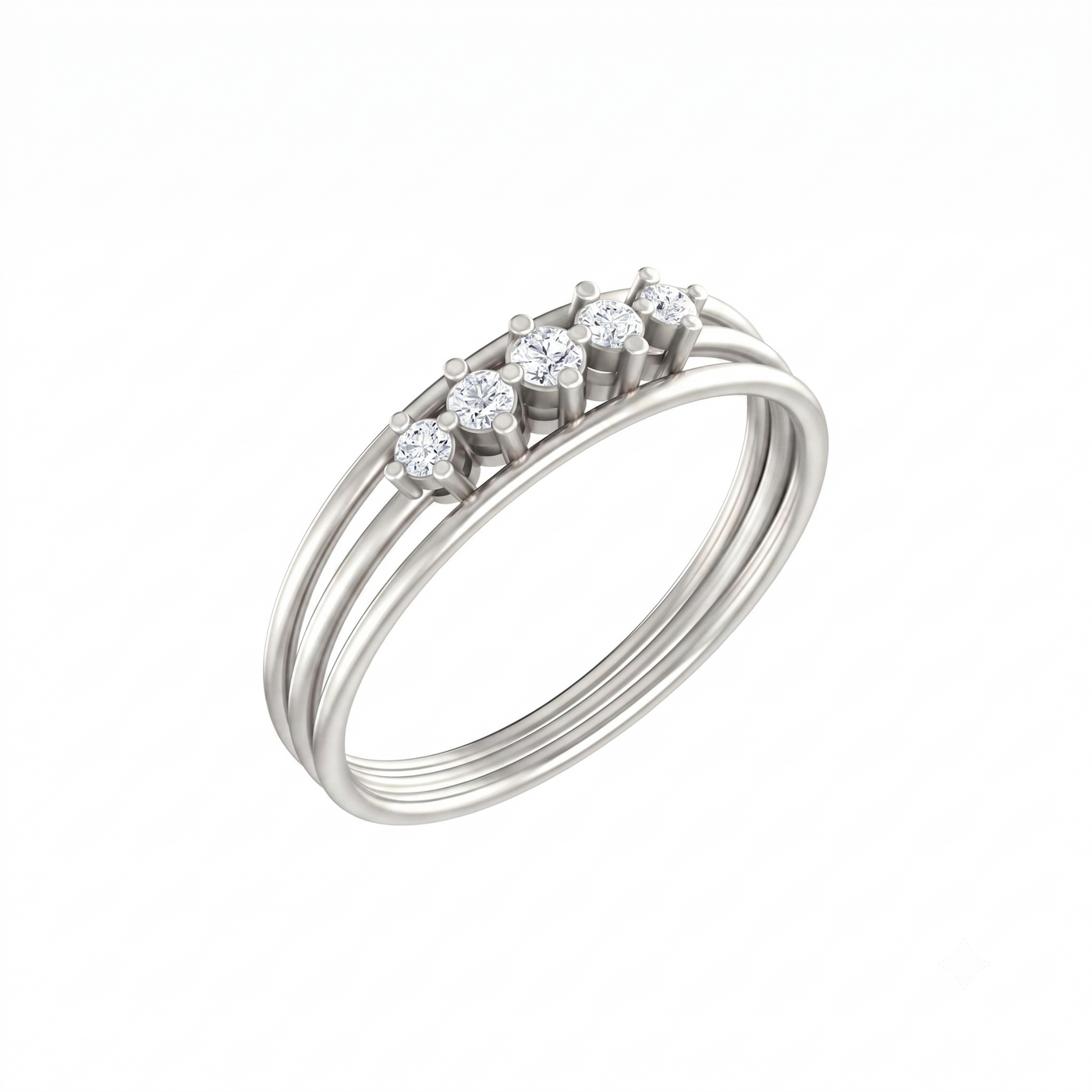 Gold & Diamond Engagement Ring For Women KRB10184