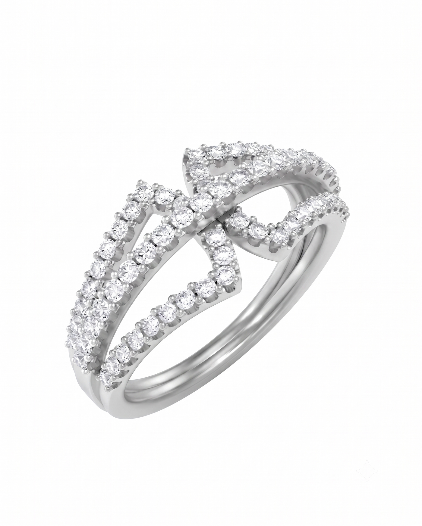 Gold & Diamond Engagement Ring For Women KRC10904