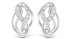 18K Gold & Diamond Women Stud Earring KRA40140E