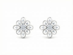 18K Gold & Diamond Women Stud Earring KRK40181E