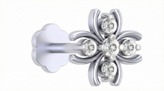 18K Gold & Diamond Stud Nose Pin KRA50012