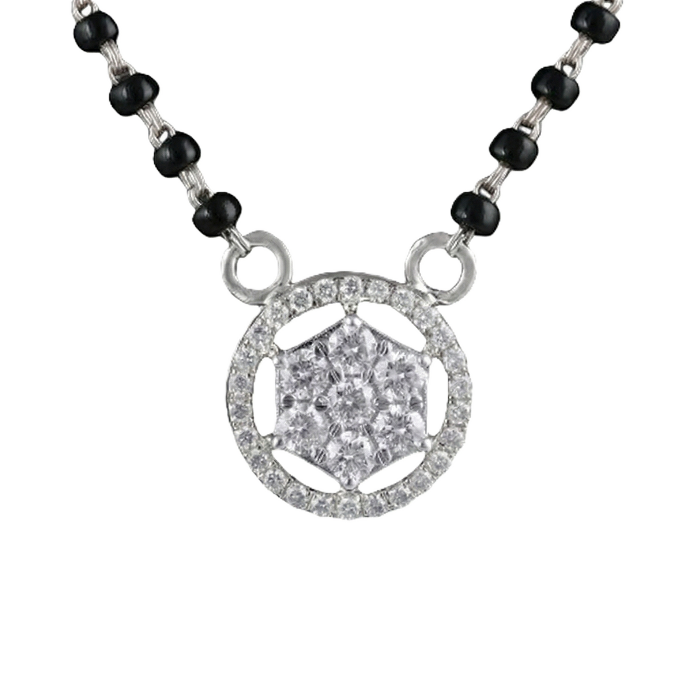 Gold & Diamond Modern Beaded Mangalsutra For Women KRC50170