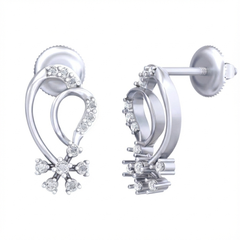 18K Gold & Diamond Women Dangler Earring KRB40047E