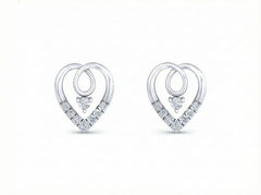 18K Gold & Diamond Women Stud Earring KRK30031