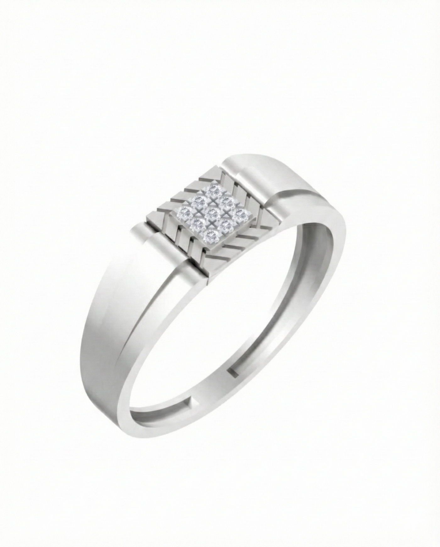 Gold & Diamond Engagement  Ring For Men KRC20048