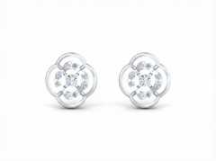 18K Gold & Diamond Women Stud Earring KRK30034