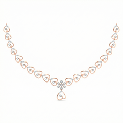 14K Gold & Diamond Dailywear Necklace Set KRB44080N