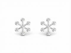 18K Gold & Diamond Women Stud Earring KRK30047