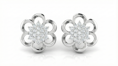 18K Gold & Diamond Women Stud Earring KRA40087E