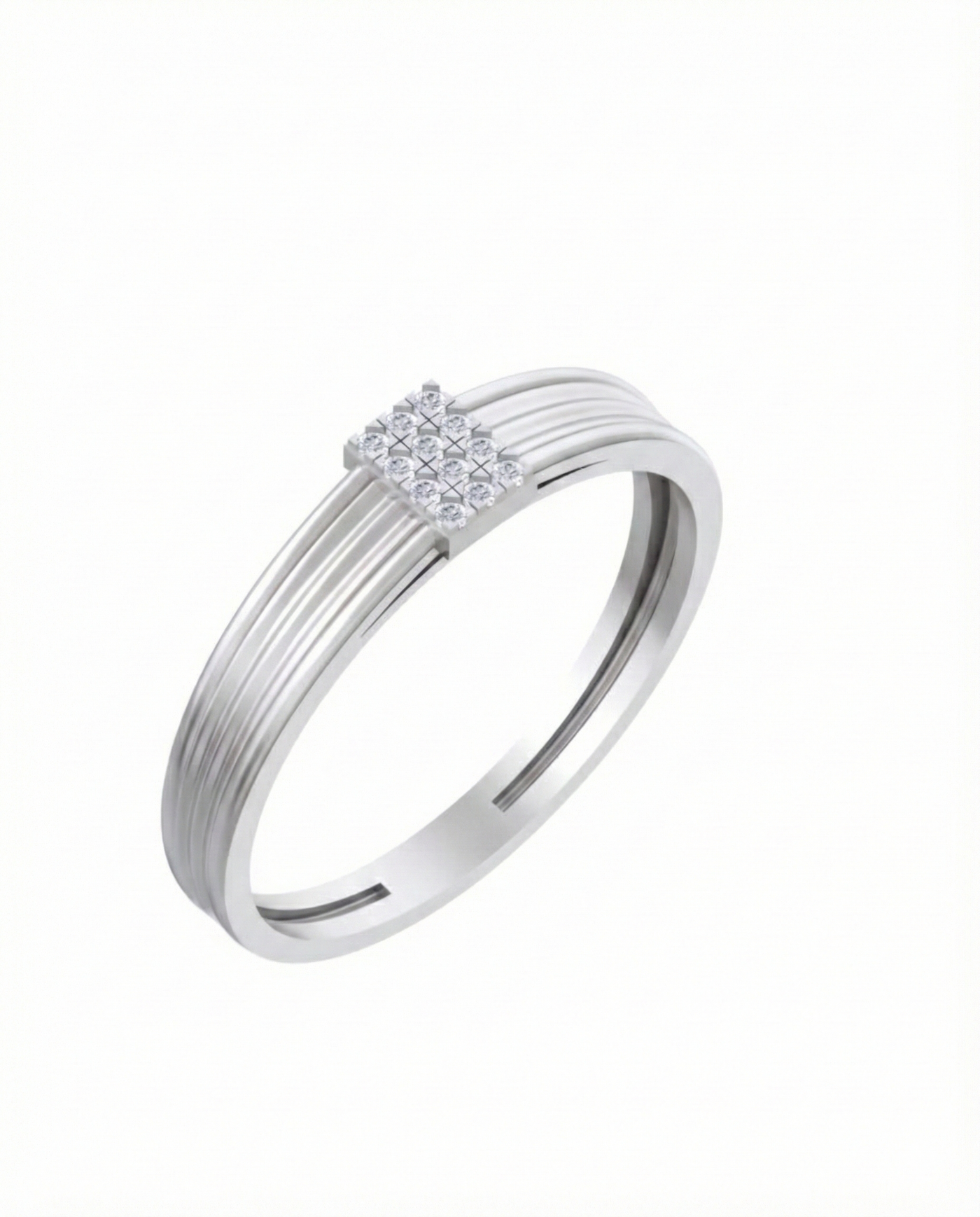 Gold & Diamond Band Ring For Men KRC20047