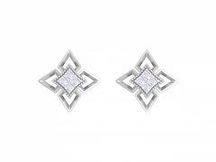 White Gold Diamond Earring | under 40k 