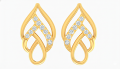 18K Gold & Diamond Women Stud Earring KRA40132E